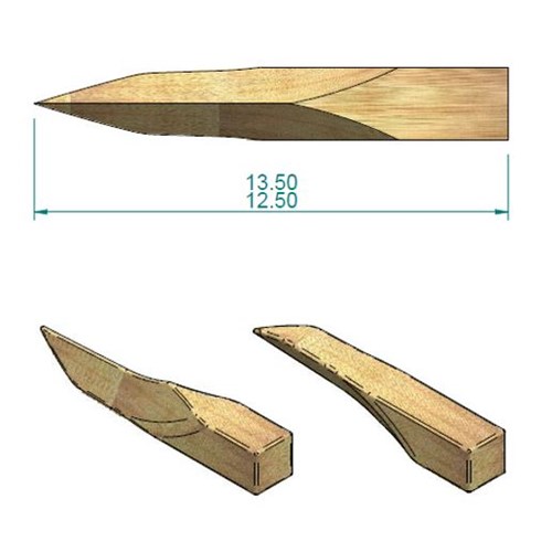 HS-5722672 - Henry Schein Wooden Wedges White box of 100 pcs